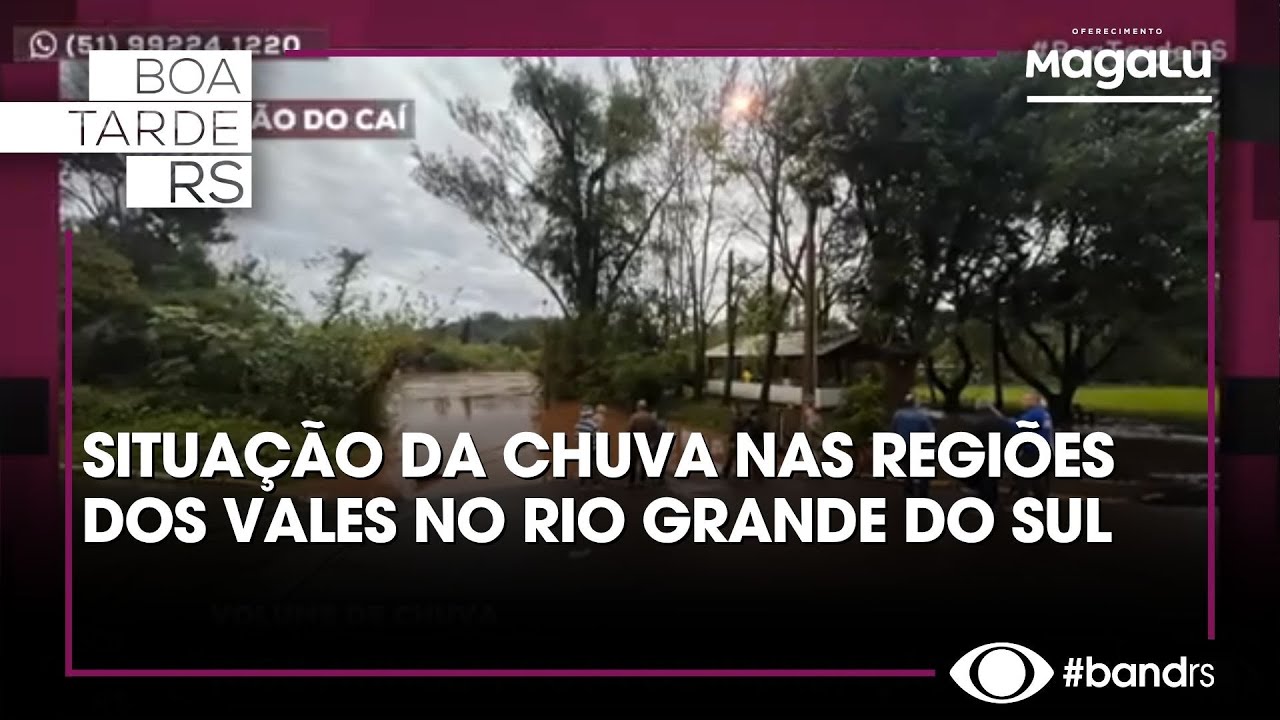 Enchente no Rio Grande do Sul: chuvas na Região dos Vales e informações das rodovias