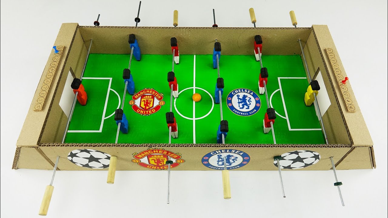 DIY Table Football for 4 Players Derby Chelsea - Manchester United