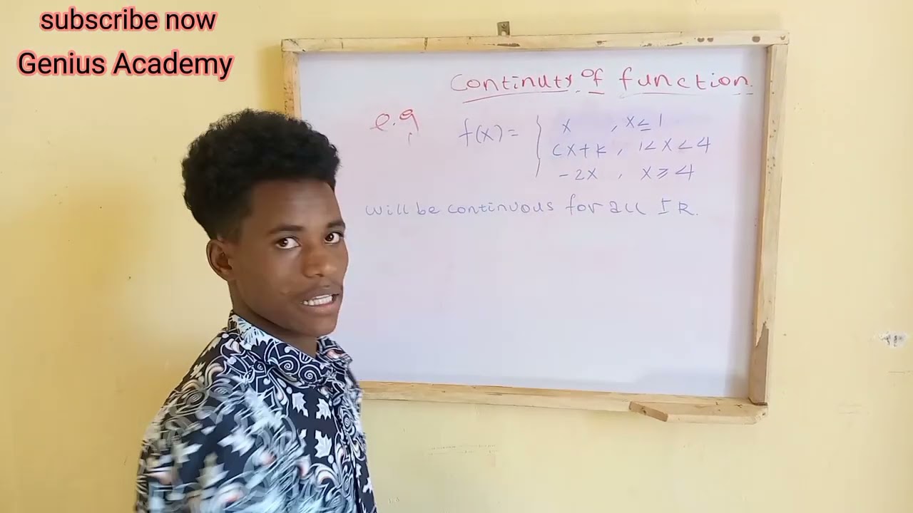 continuity of limit in Amharic