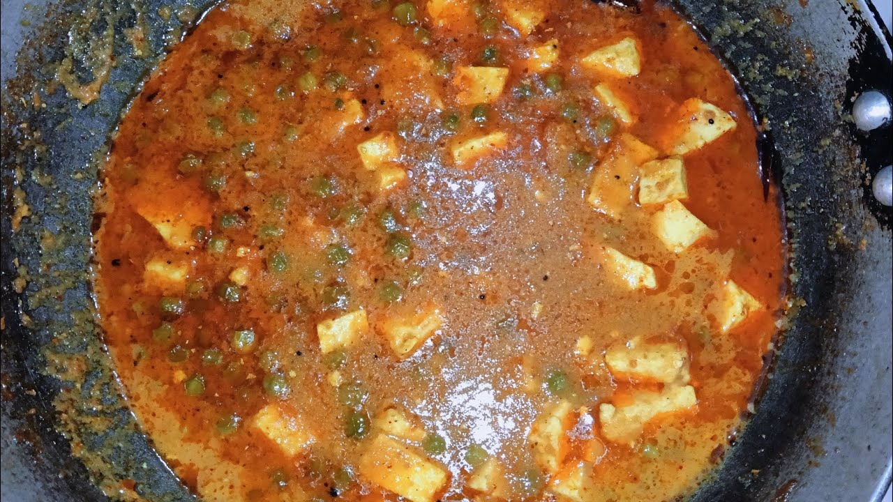 #matar paneer recipe 🍱🥰