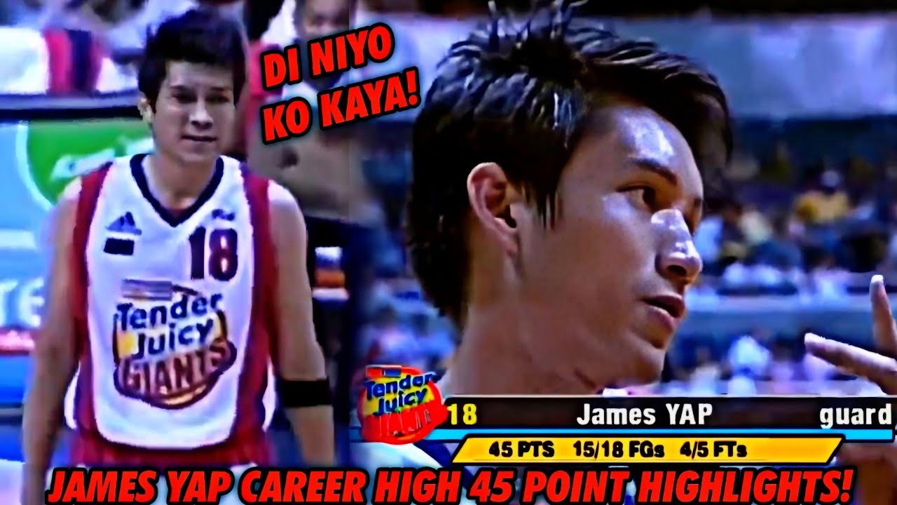 UNSTOPPABLE JAMES YAP'S CAREER-HIGH 45-POINT GAME IN THE PBA! PINASUKO ANG MGA KALABAN!
