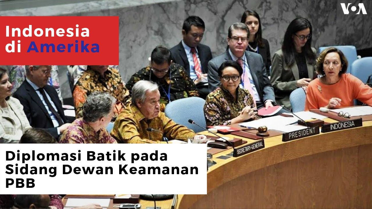 Diplomasi Batik pada Sidang Dewan Keamanan PBB