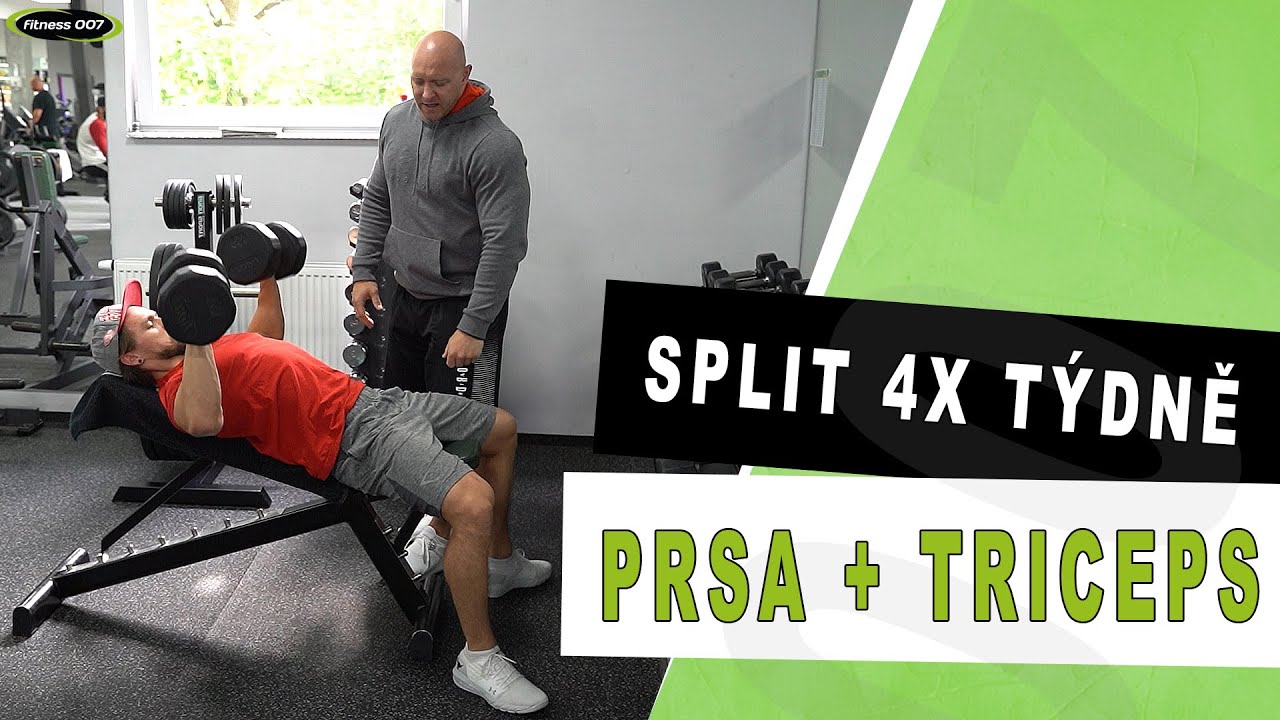 TRÉNINK1/4 Prsa a triceps | Velikost, objem a síla.