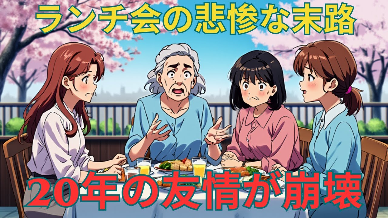 心にしみる話| 私だけがランチ会に誘われない…。友人が離れた本当の理由とは？良かれと思って話しただけなのに… _ シニアの友人関係 _ 老後の幸せ _ 友達 _ 友情崩壊