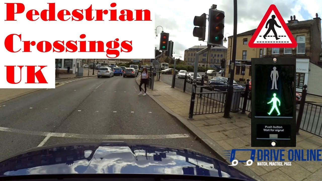Pedestrian Crossings Driving Lesson - Approaching Pedestrian Crossings UK