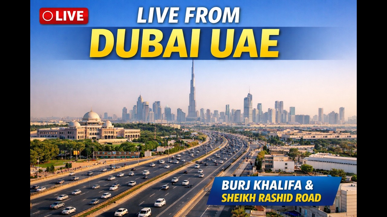 🔴 Live From Dubai UAE | Stunning Dubai City View | BeeviNisha Channel