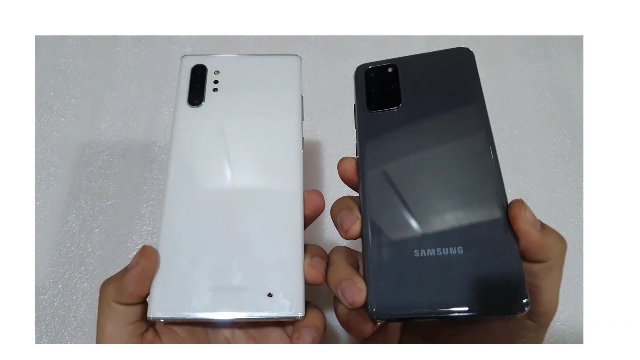 Samsung S20 Plus vs Samsung Note 10 Plus Speed Test, Display Test | Snapdragon 865 vs Exynos 9825