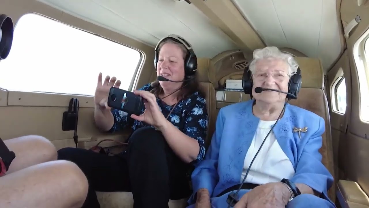 News 12: Bridgeport Native, 101, recreates her flight with Amelia Earhart at Three Wing Aviation