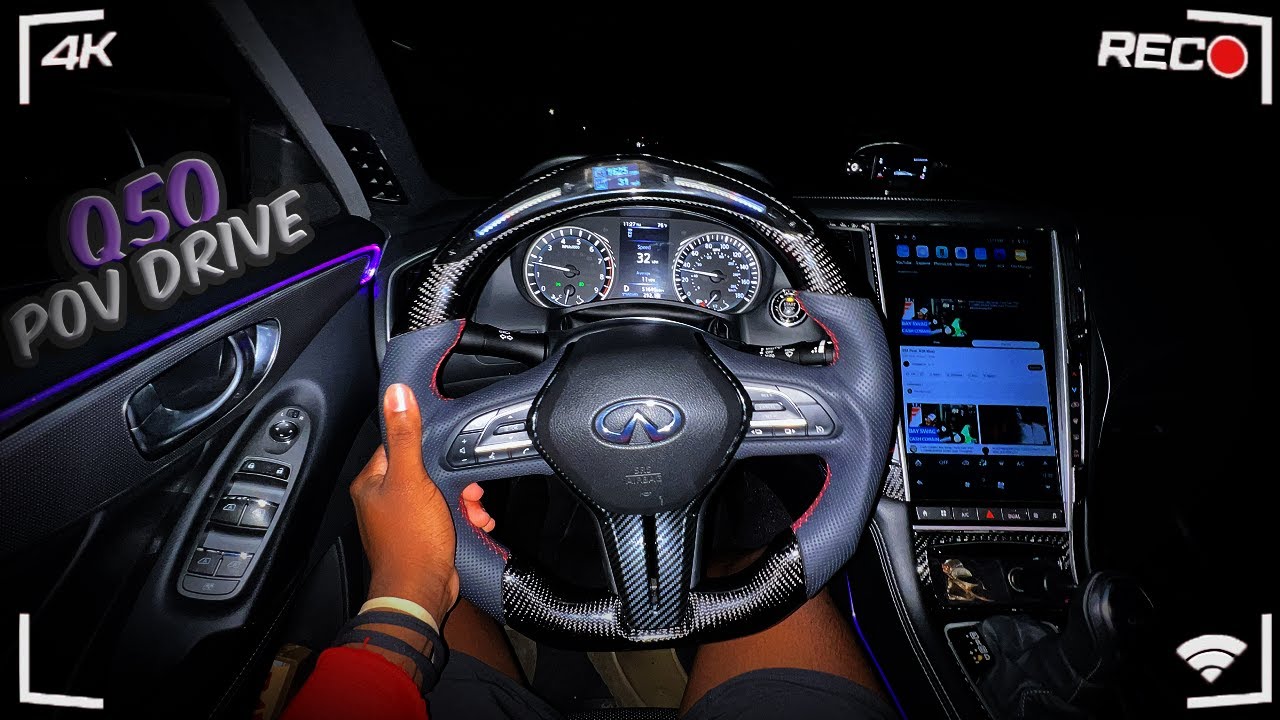 POV ЕЗДИМ НА МОИХ УБИТЫХ Q50S *БЕЗУМНЫЕ ТЯГИ😮‍💨*