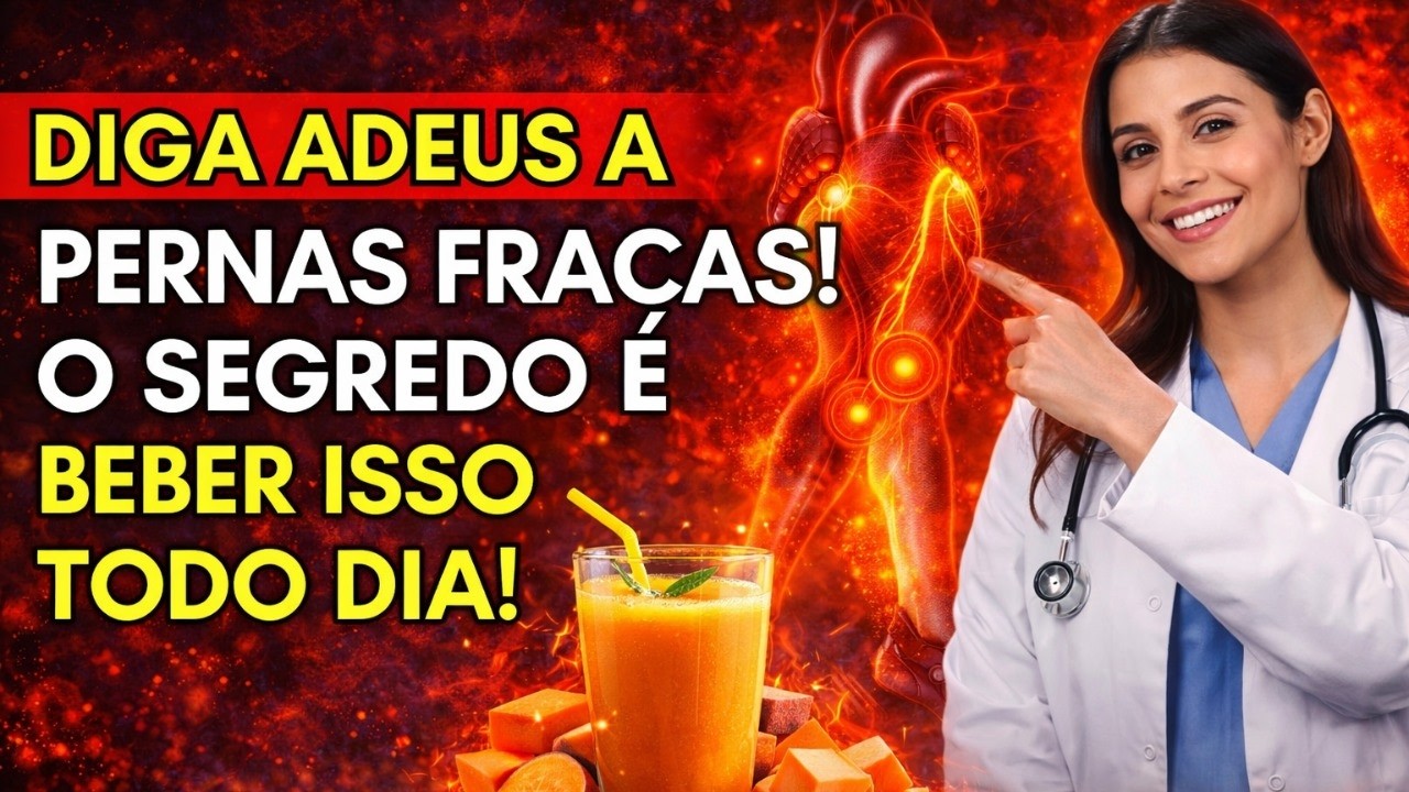 Mais de 60? Este Suplemento Ajuda nas Pernas Fracas e nas Dores nos Joelhos! 🦵✨