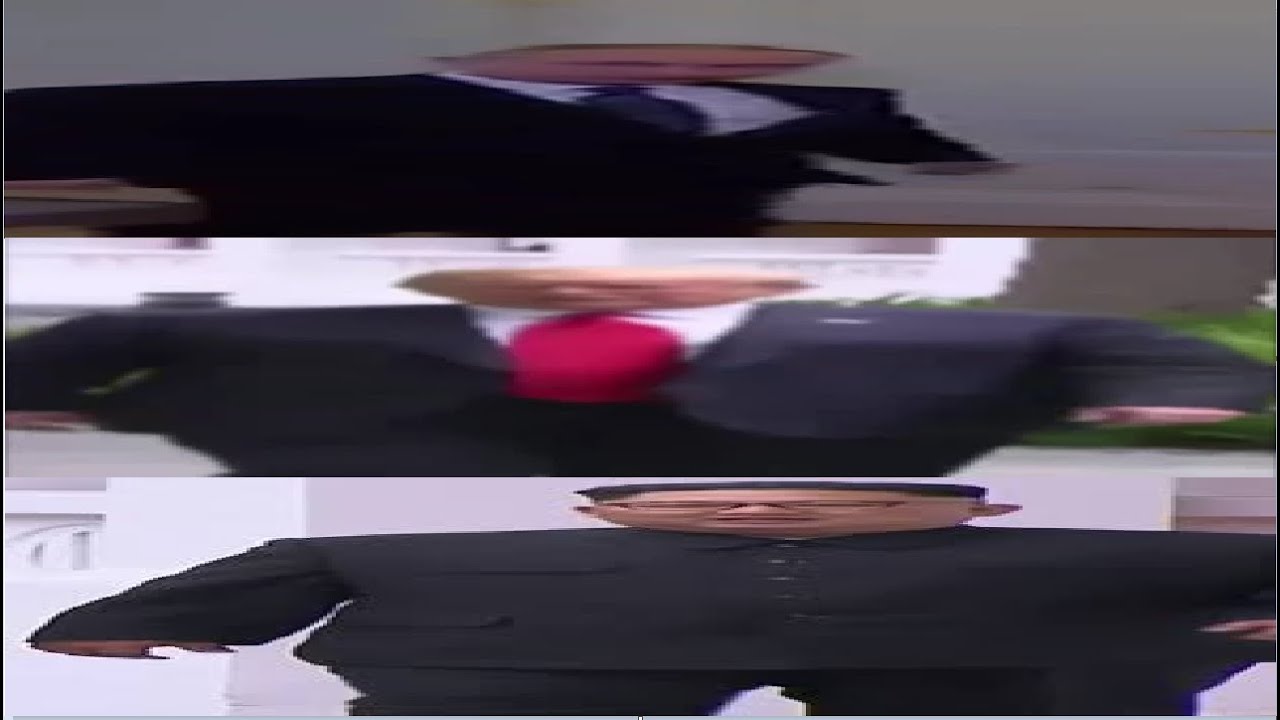 Wide Putin, Trump, and Kim Jong Un walking