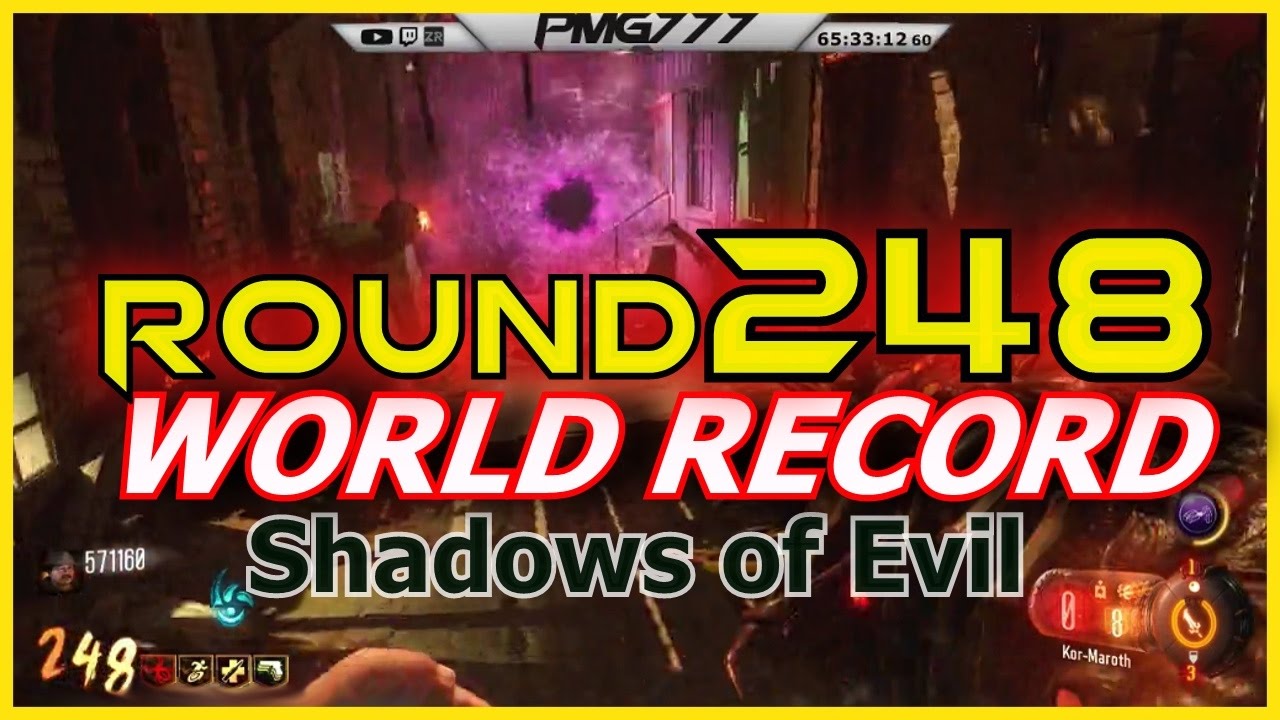 WORLD RECORD - Round 248 /// Shadows of Evil (PS4)