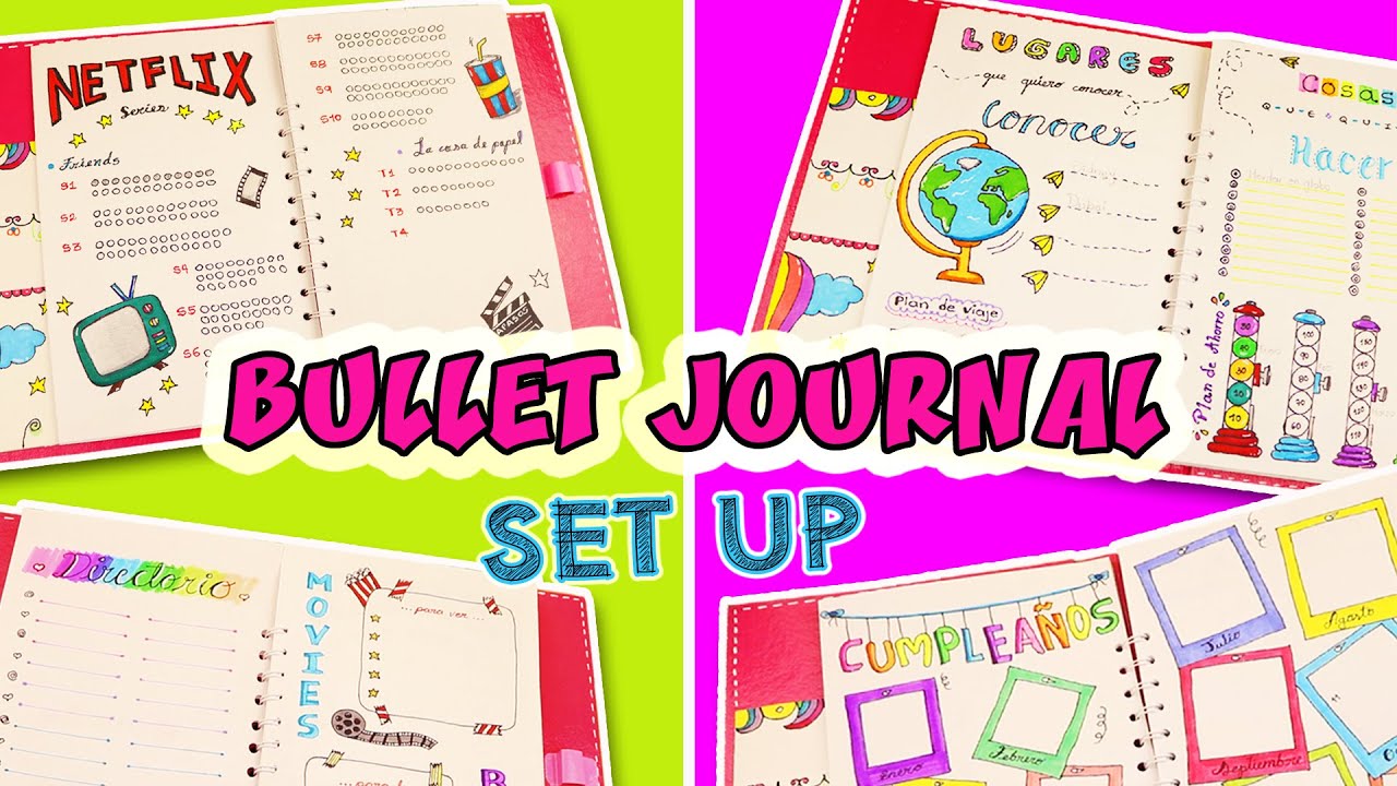 🌈 MY 2020 Bullet JOURNAL Set up - Second Part - TITTLES 📒 | aPasos Crafts DIY