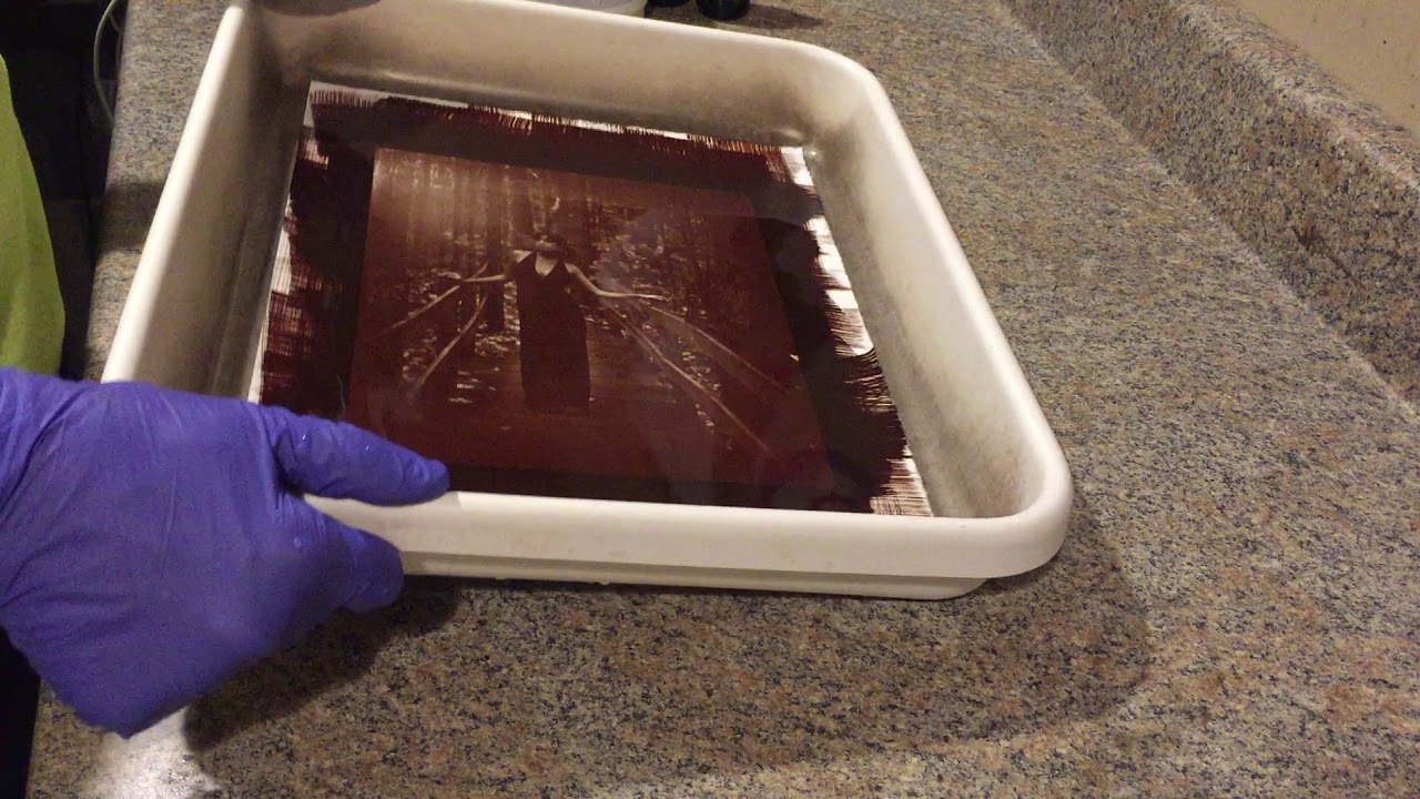 Gold Toning a Kallitype