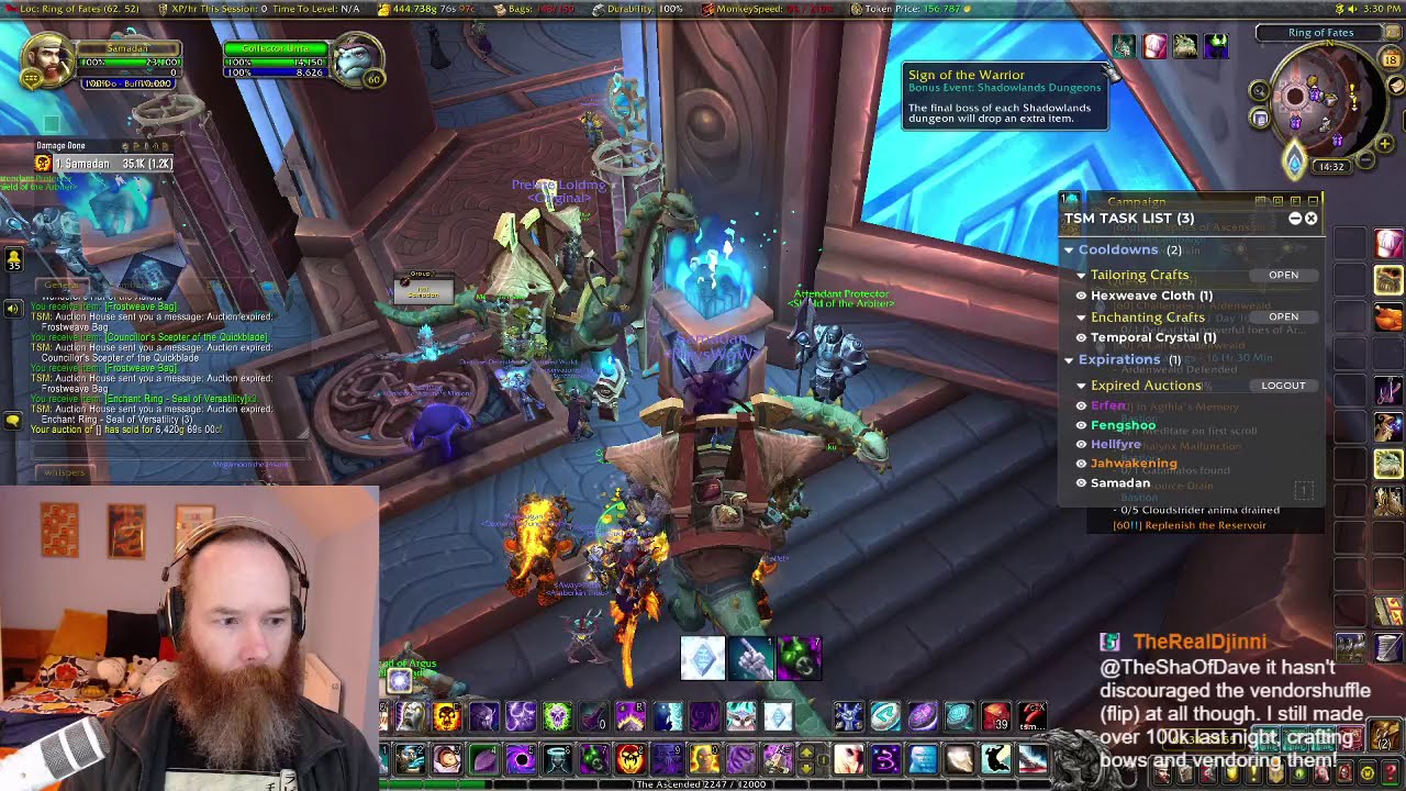 Shadowlands Goldmaking - Part 2 | Friday 18th December 2020 Twitch VOD