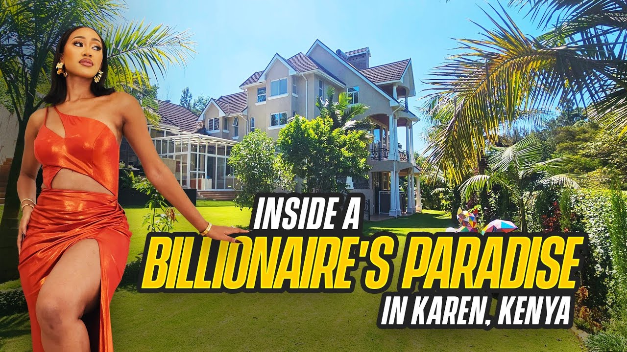 Real Estate : Billionaire's Paradise Mega Mansion in Karen | Luxury Home & Interior Design Showcase