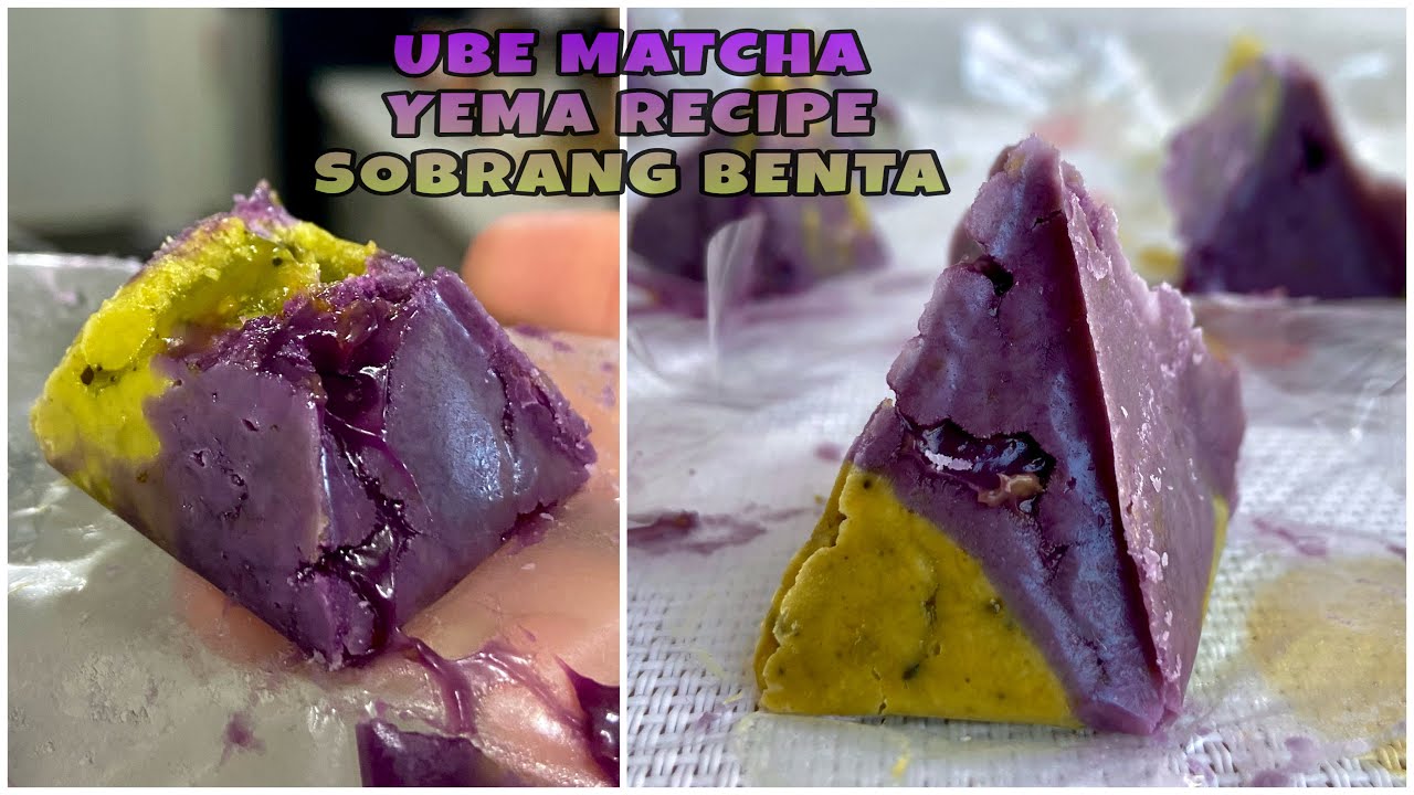 CLASSIC YEMA in UBE MATCHA Flavours using 2 Egg Yolks #pinoyyemacandy 😋