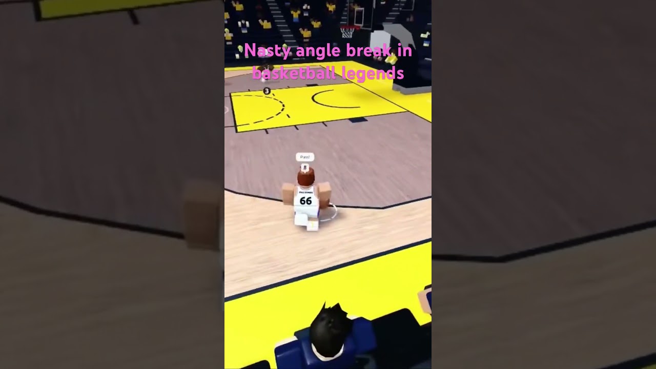 Nasty ankle break in basketball legends #roblox #basketball