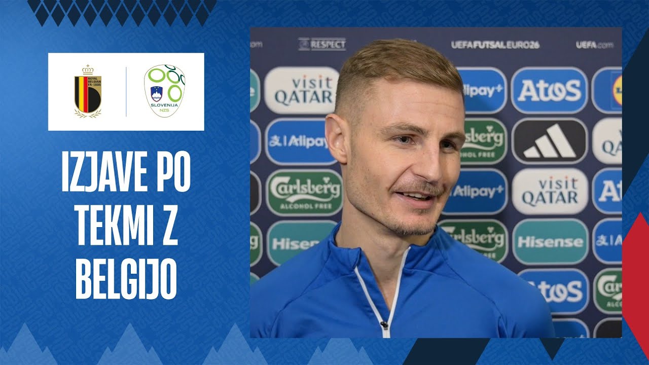 Izjave po tekmi z Belgijo | Fideršek, Horvat, Turk, Osredkar | #FutsalEURO