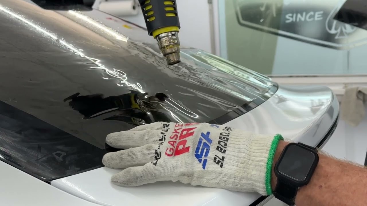 Demo of the hottest and hardest blowing heat for less than $100 Ace Window Tinting Bremen Ga.