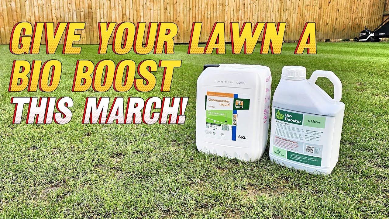 March into Spring Lawn Care! // Bio Booster For Your Lawn // What To Feed Your Lawn in Early Spring!