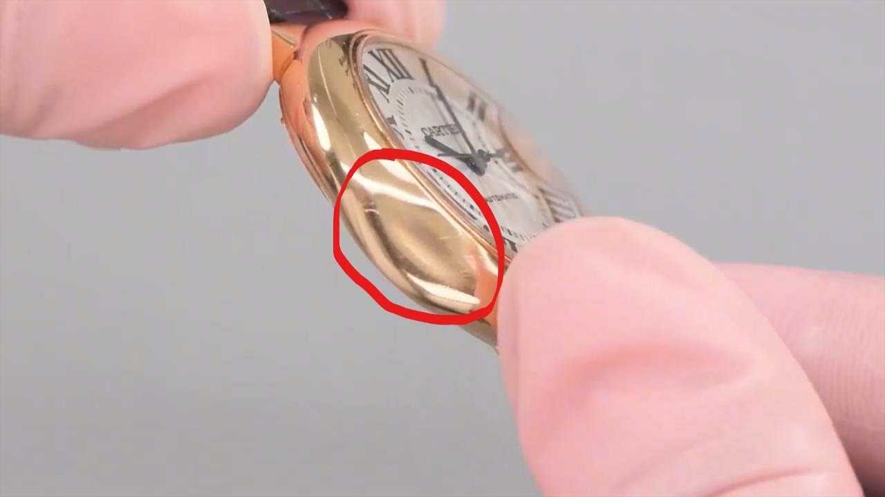 Cartier watch case restoration