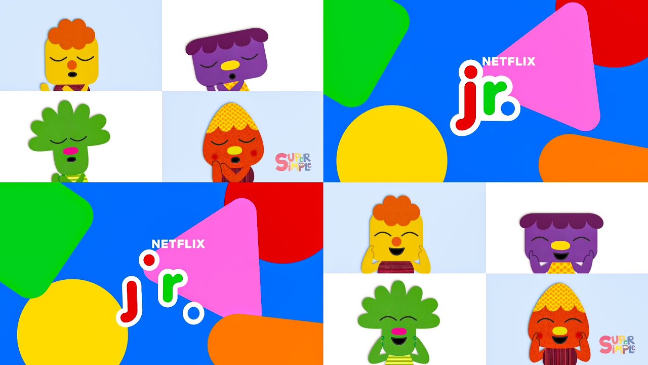 Логотип Noodle & Pals с удивленным лицом и логотип Netflix Jr. были показаны более 1 миллиона раз...