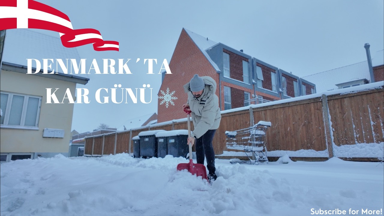 Life in Denmark During Snow | Daily Vlog