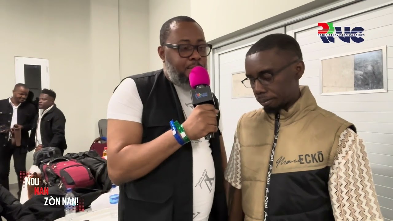 Richarson BIGOT te fè yon ti pale ak Frè Gabe ki te pase sipòte 