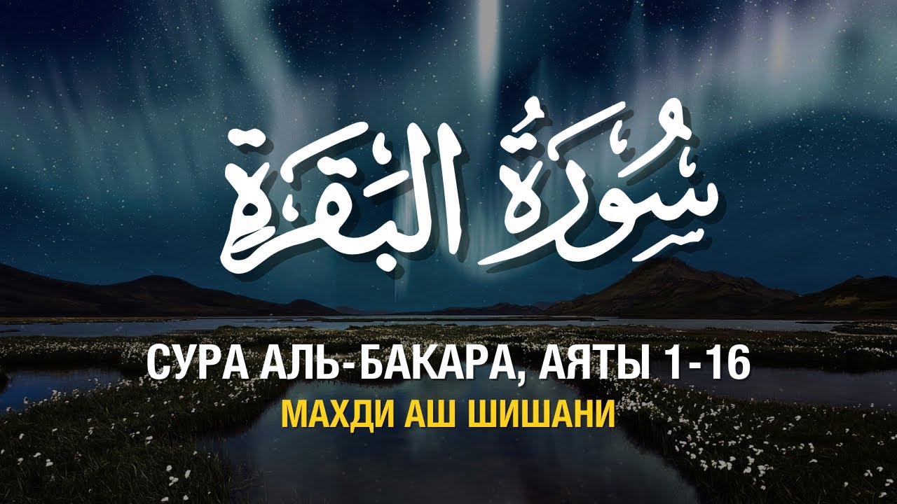 Махди аш Шишани - Сура 2 Аль-Бакара (1-16) Красивое чтение Корана (Mahdy Shishany Quran)