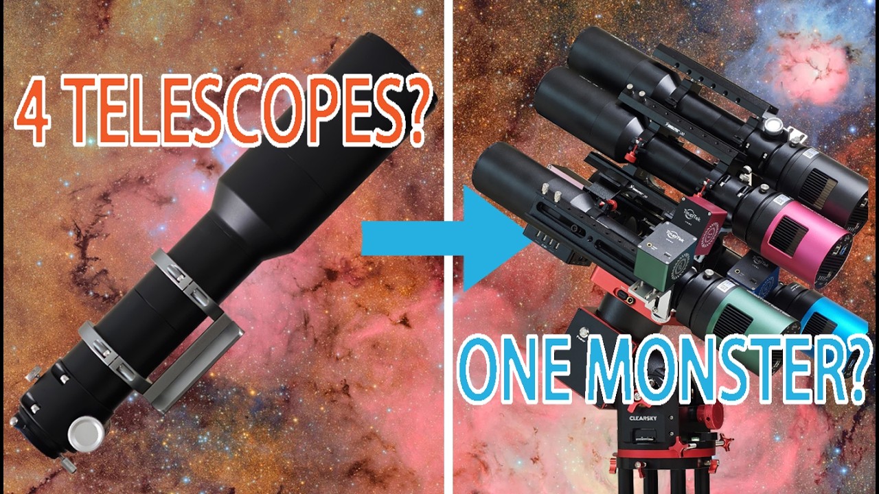 What Happens If You Strap 4 Telescopes Together?