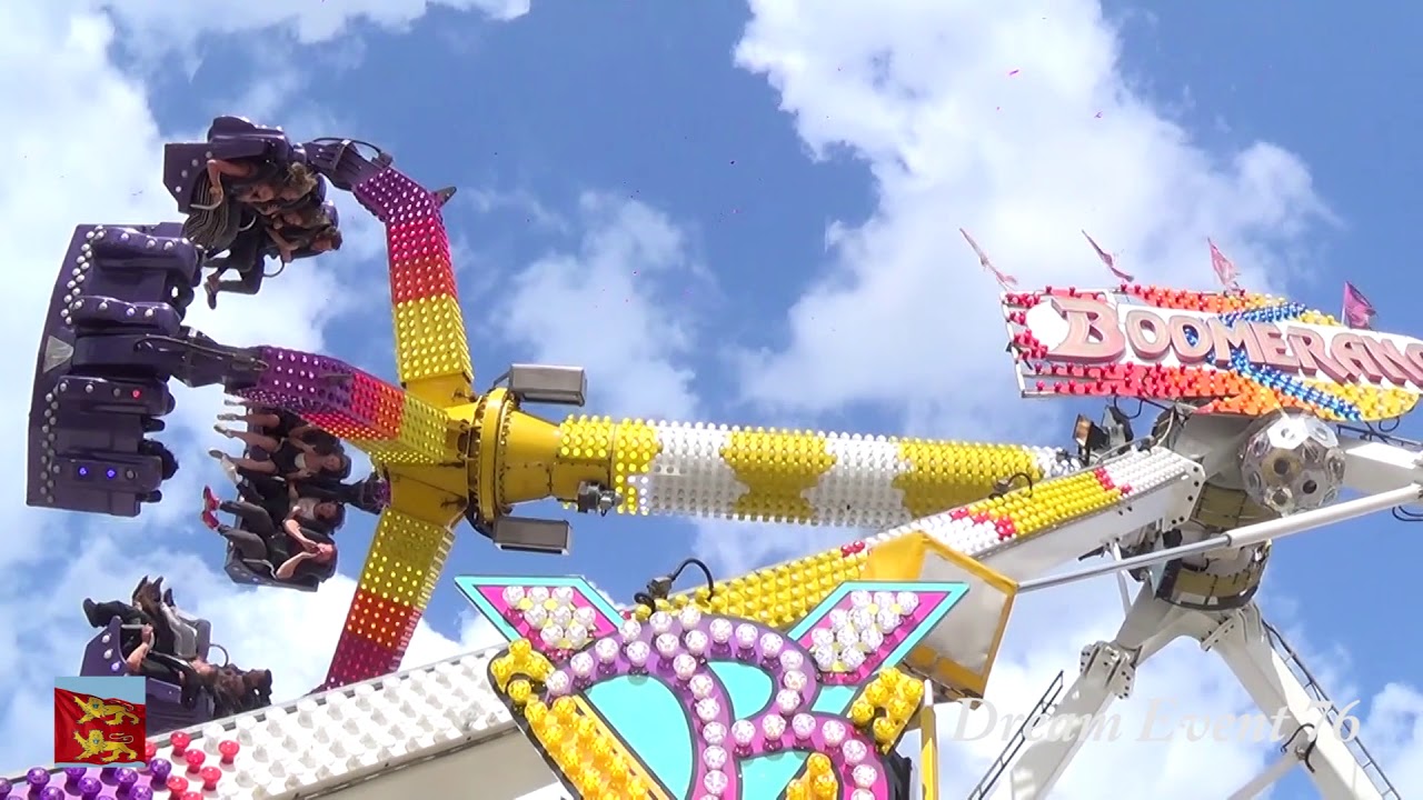 Manège Boomerang, foire d'été 2019, Dieppe ( 76 )