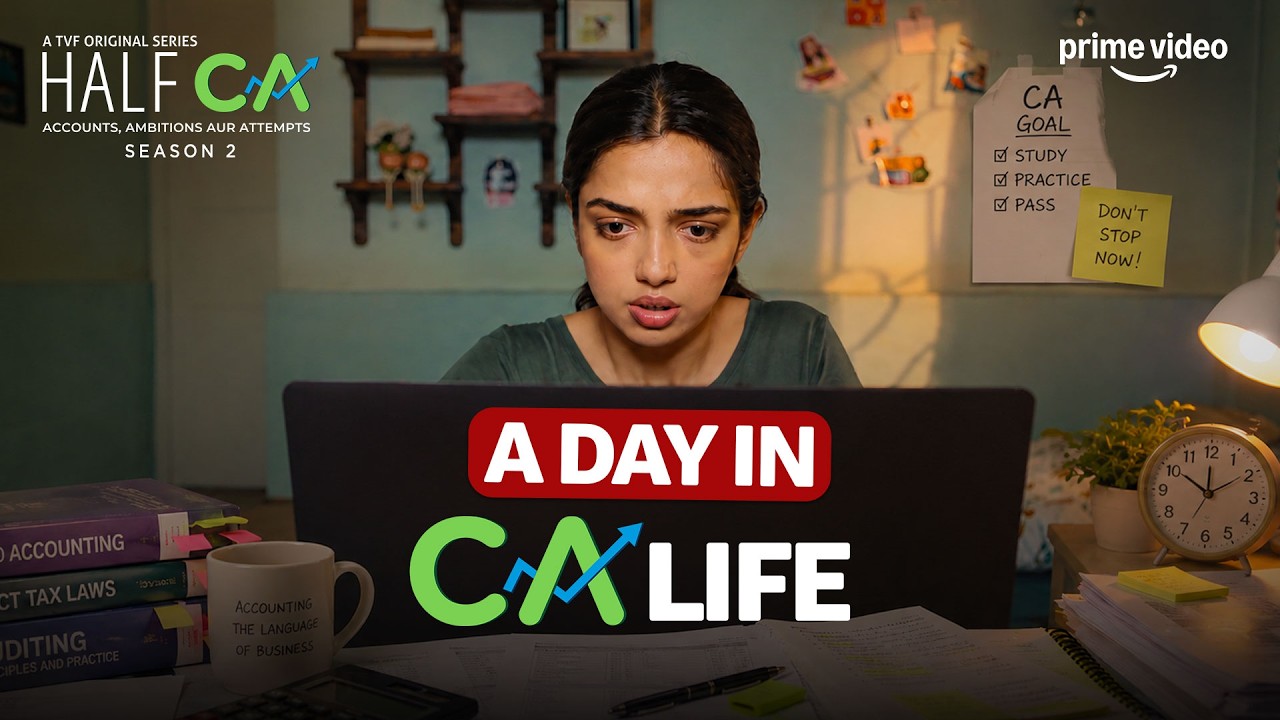 The Reality of a CA Student's Life ❤️ ft. Ahsaas Channa | Half CA S2 | Prime Video