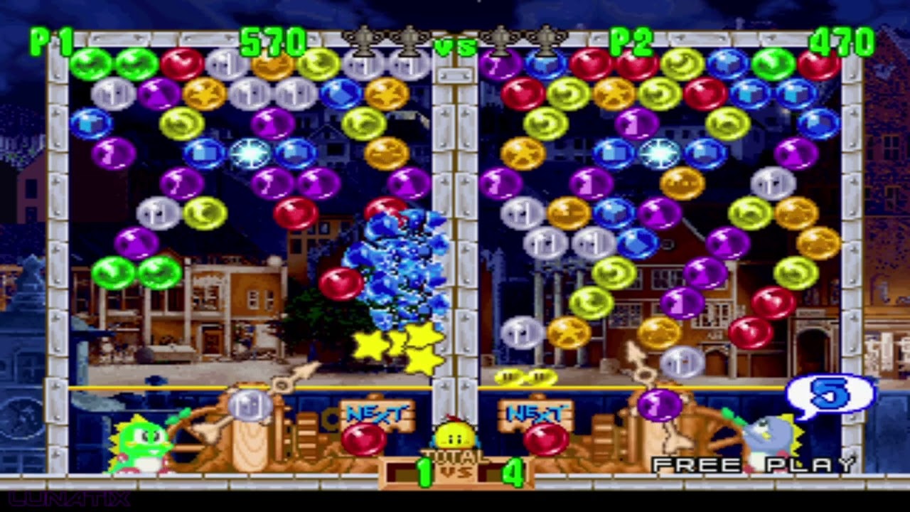 Bust a Move 2 / Puzzle Bobble 2 (PS1) - Multiplayer local