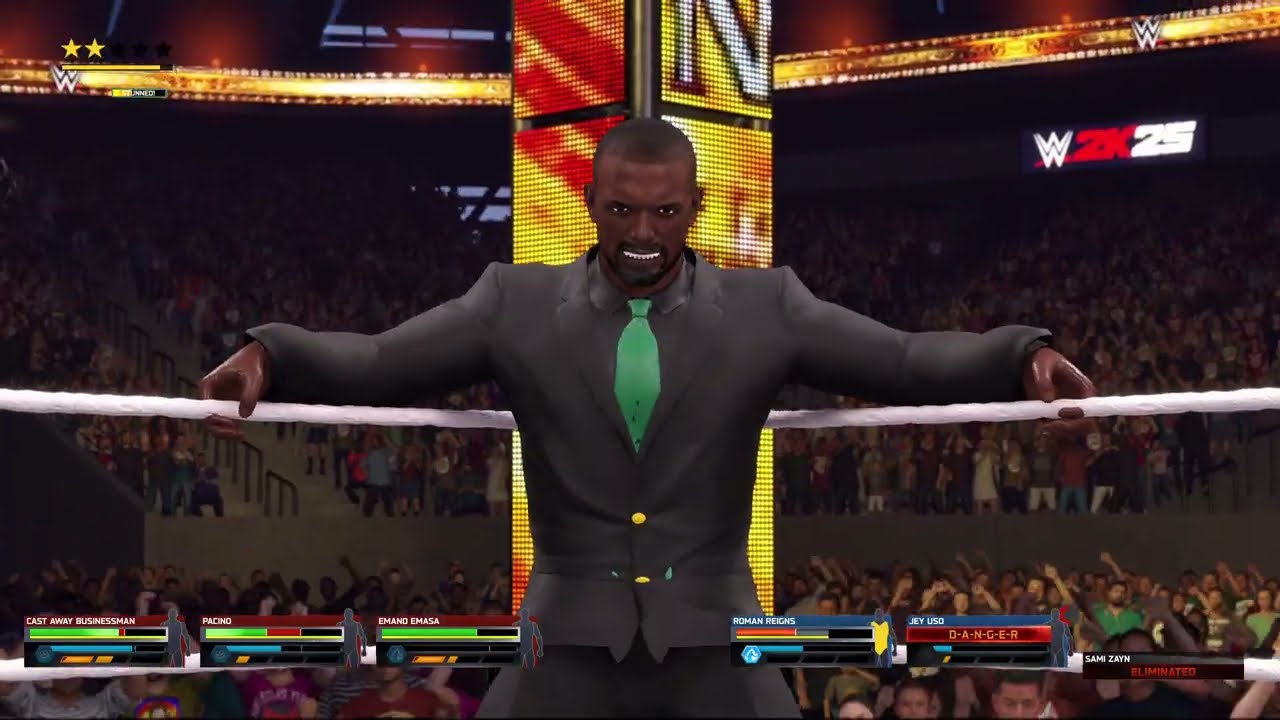 FinalSlam 2K25 - Team with Emano Emasa, Pacino & Cast Away Businessman