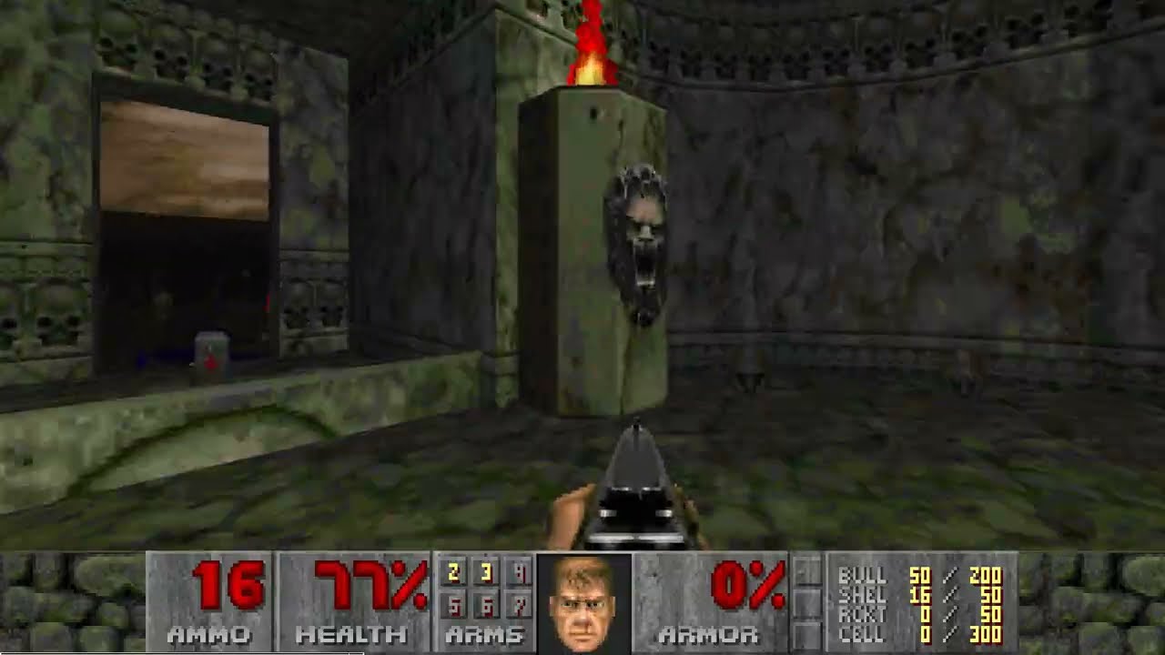 Doom II | Aztec666 Map01: Pacifist Speed Run in 45.03