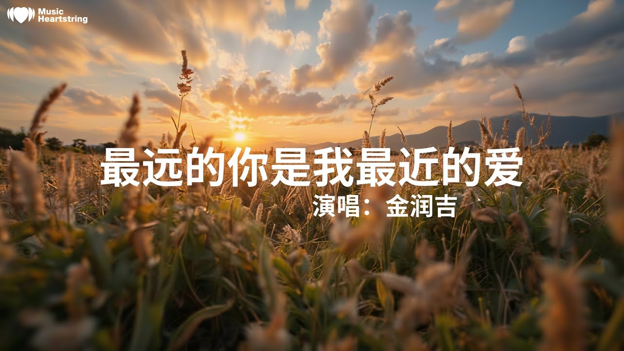 金潤吉《最遠的你是我最近的愛》『人生風景在遊走每當孤獨我回首你的愛總在不遠地方等著我歲月如流在穿梭喜怒哀樂我深鎖只因有你在天涯盡頭等著我夜已沉默心事向誰說不肯回頭所有的愛都錯過』【動態歌詞MV】