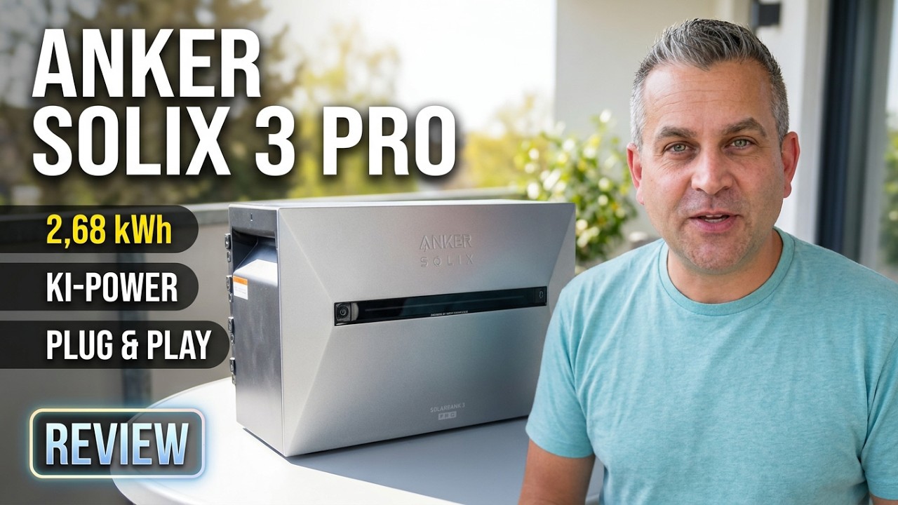 Revolution auf dem Balkon? ANKER Solix Solarbank 3 Pro Balkonkraftwerk mit KI im Praxistest