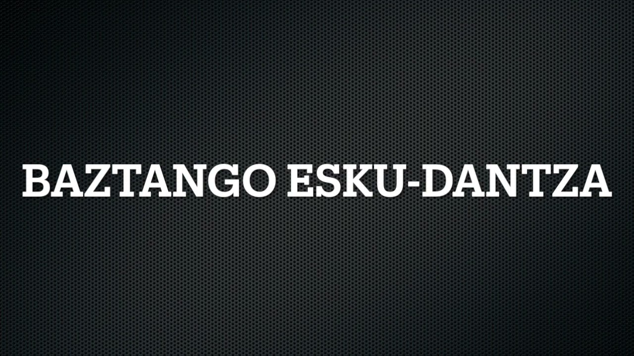 Baztango Esku-Dantza Folk Dance Audio (Basque) 