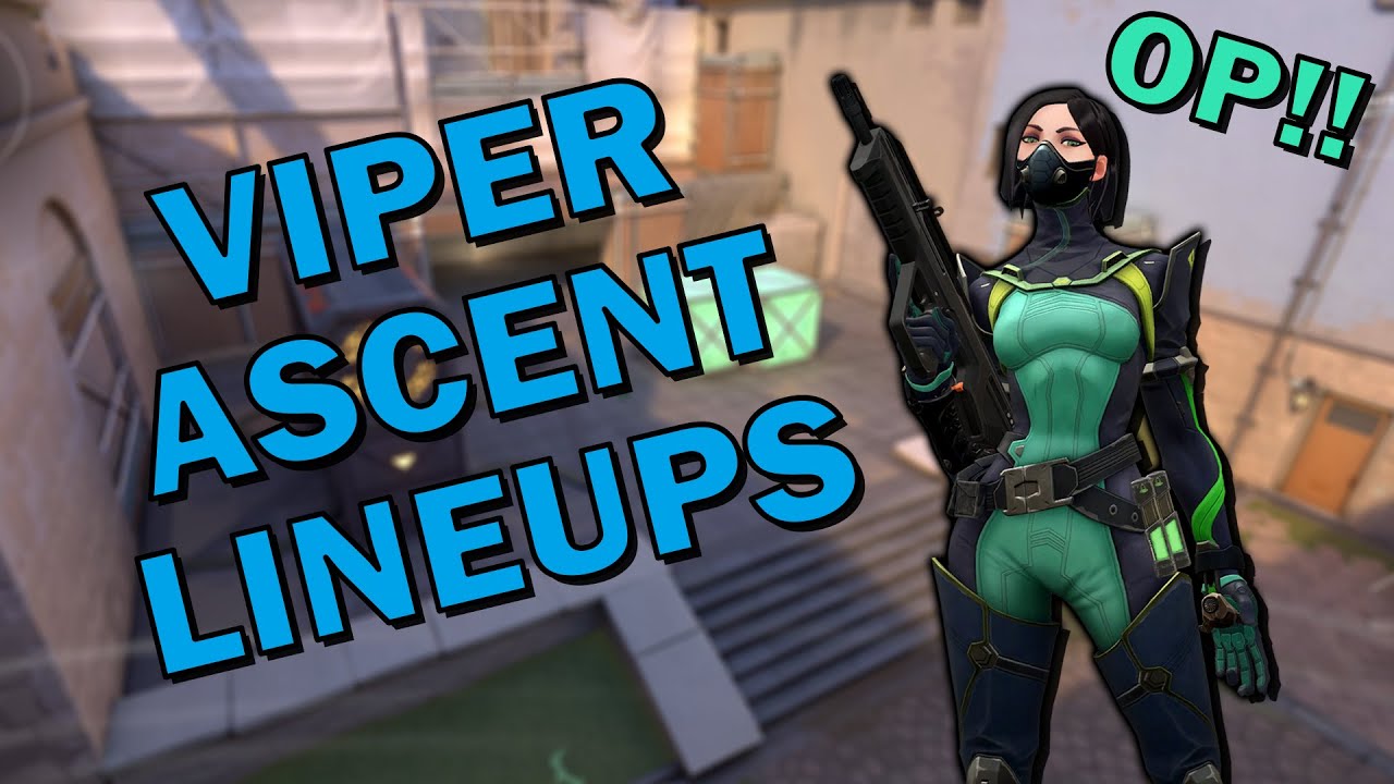 VIPER ASCENT LINEUPS POST BUFF!!! Valorant Viper Setups for Offense and Defense!