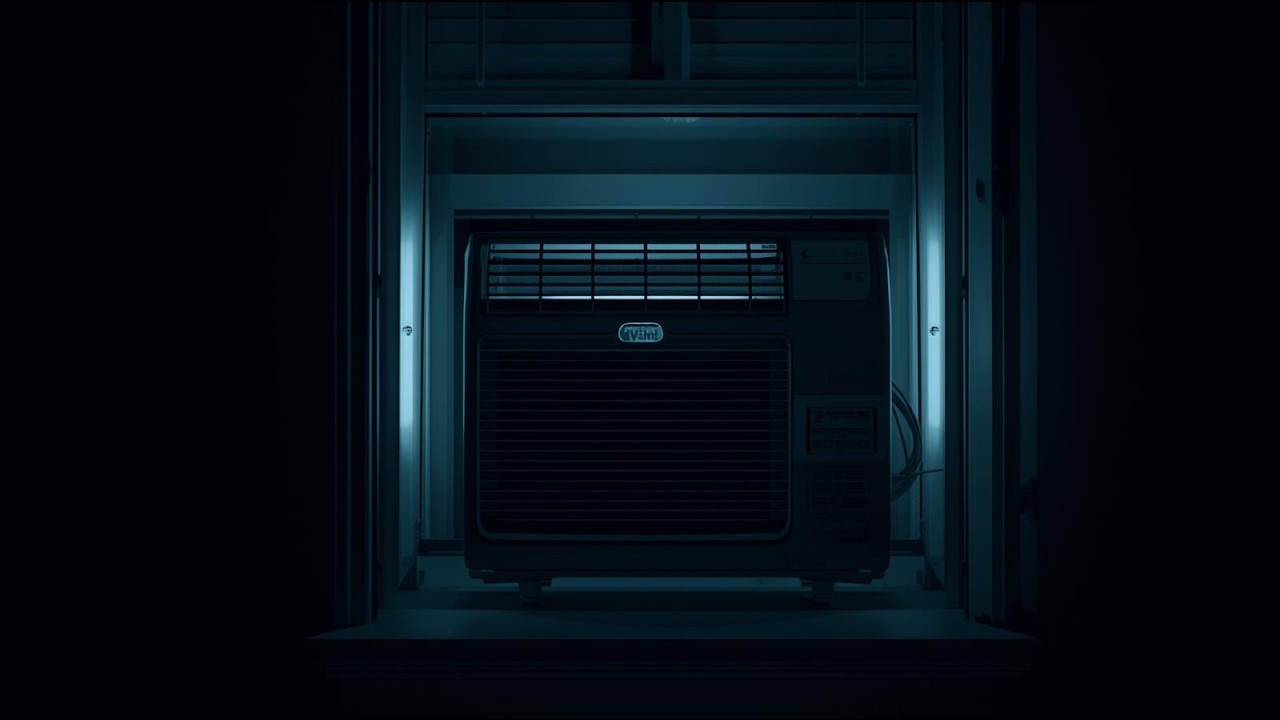 Air Conditioner White Noise for Sleep • 8 Hours • AC Unit Sound