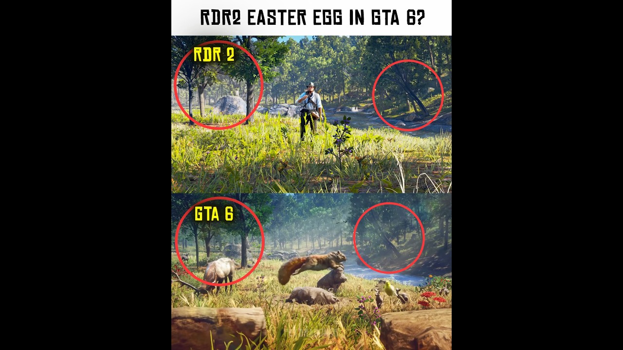 GTA 6 Has An Rdr2 Easter Egg? #shorts #rdr2 #rdr #gta6
