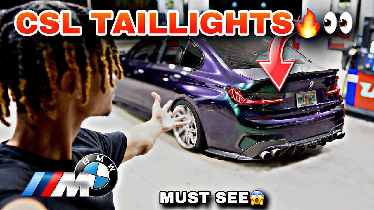 MY M340i GETS CSL STYLE TAILLIGHTS‼️😱 (LOOKS CRAZY)🔥