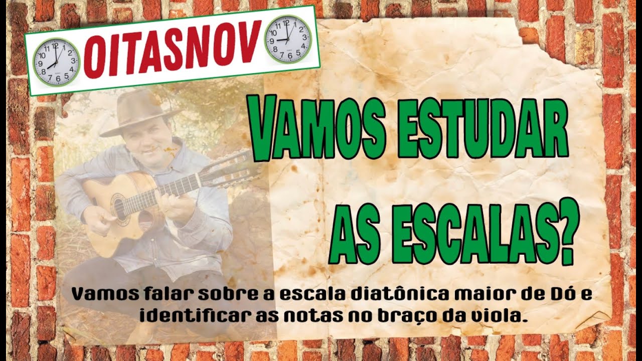 Vamos estudar as escalas? Live Oitasnov por Walteny Marck