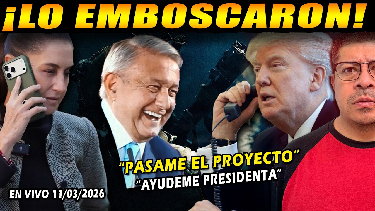 URGENTE! EMBOSCADA TECNICA A TRUMP, DE RODILLAS PIDE AYUDA A SHEINBAUM, ACORRALADO