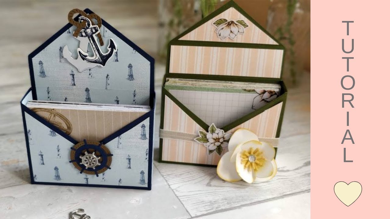 ✉️ Envelop Box / Umschlag Box / Magnoliengruss / Stampin Up! / Anleitung / Verpackung