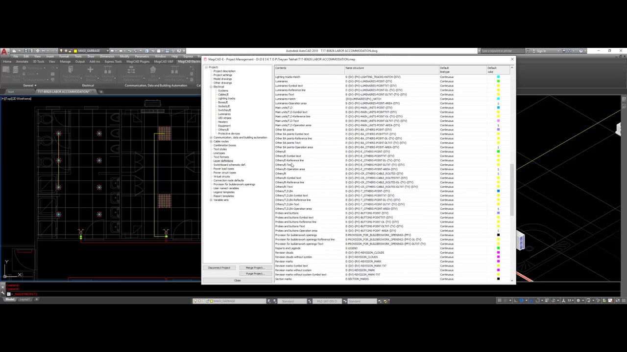 MagiCAD for AutoCAD - Electrical Circuit Edit