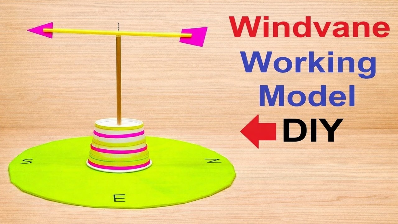 WIND VANE working model for science exhibition project | howtofunda
