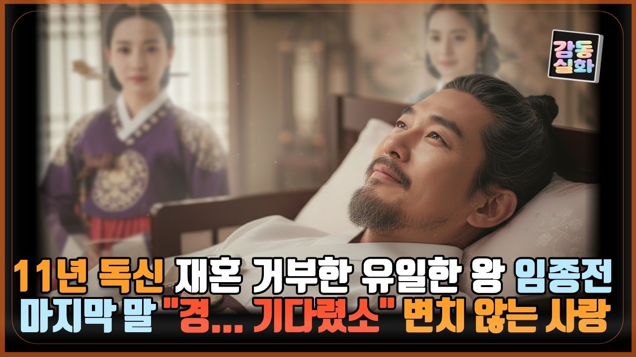 11년을 홀로... 38세 문종 왕이 임종전 부른 이름은 경