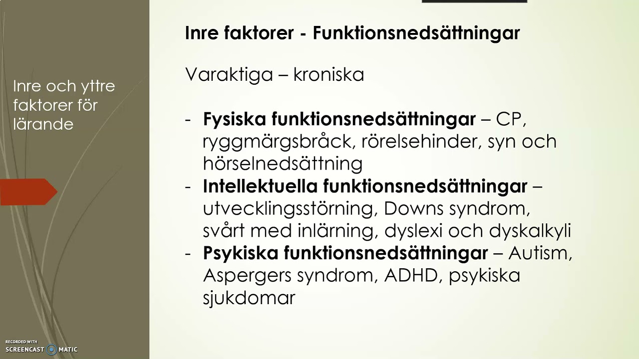 Tierp sfi YFIBF20 Villkor för lärande